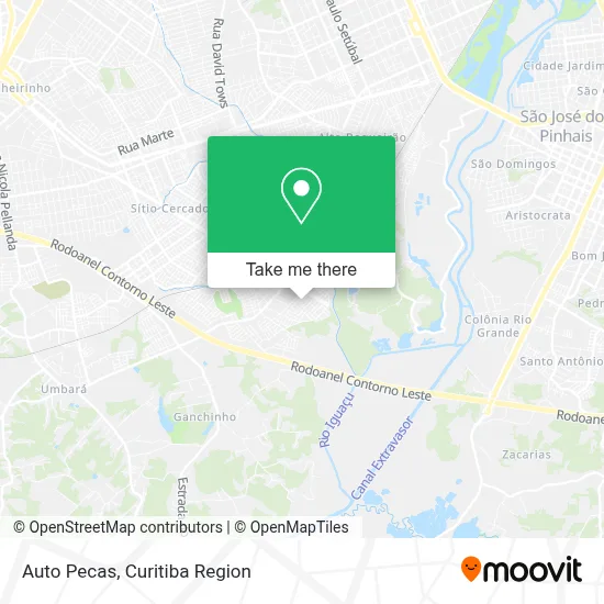 Auto Pecas map