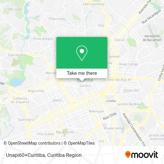 Unapi60+Curitiba map