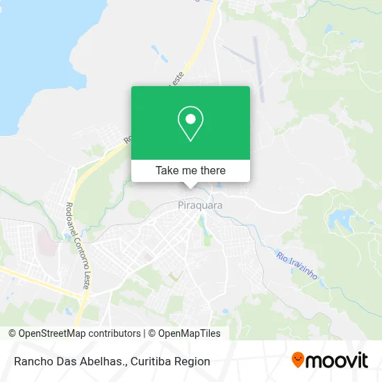 Rancho Das Abelhas. map