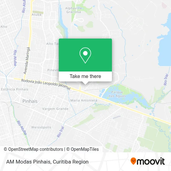 AM Modas Pinhais map