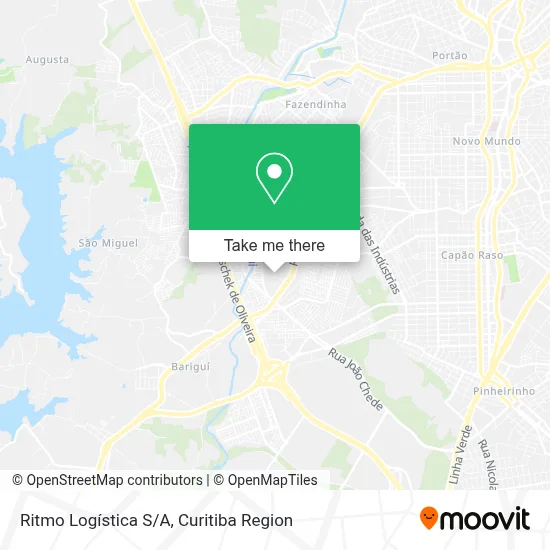 Ritmo Logística S/A map