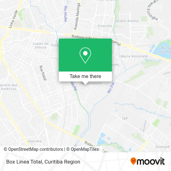 Box Linea Total map