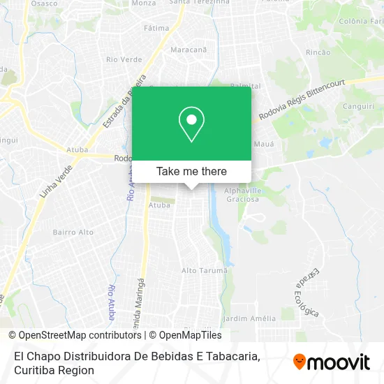 El Chapo Distribuidora De Bebidas E Tabacaria map