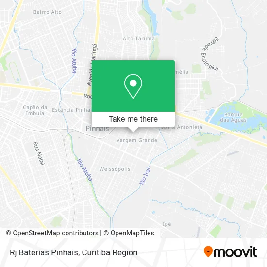 Rj Baterias Pinhais map