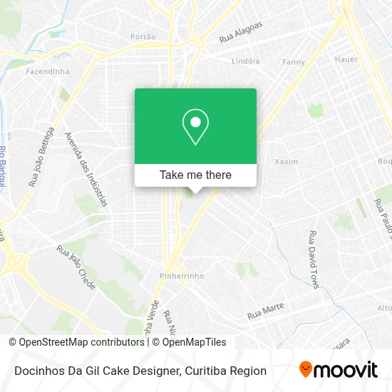 Docinhos Da Gil Cake Designer map
