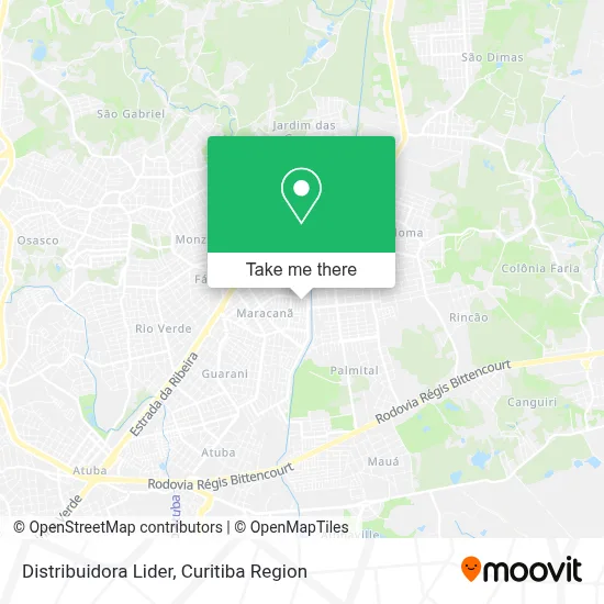 Distribuidora Lider map