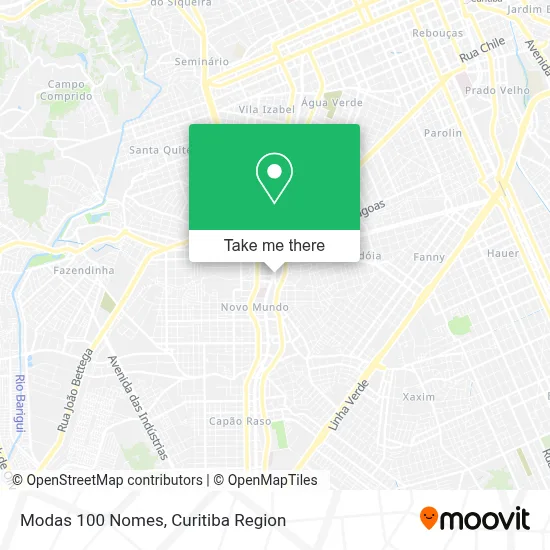Modas 100 Nomes map