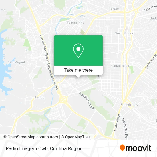Rádio Imagem Cwb map