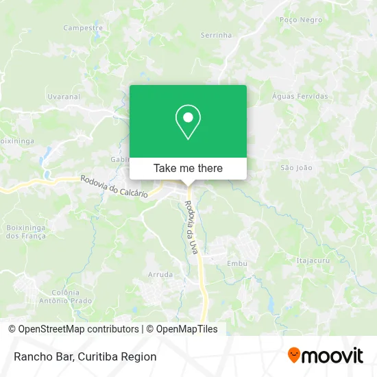 Rancho Bar map