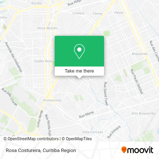 Rosa Costureira map