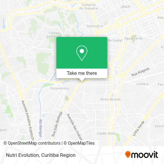 Nutri Evolution map
