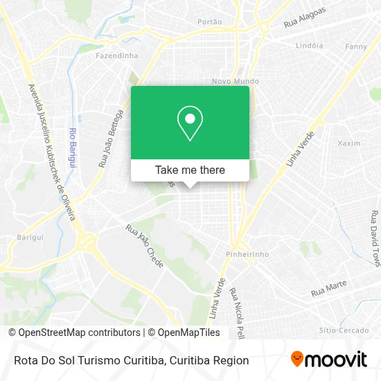 Rota Do Sol Turismo Curitiba map