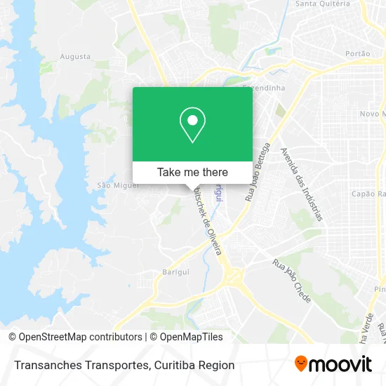 Transanches Transportes map