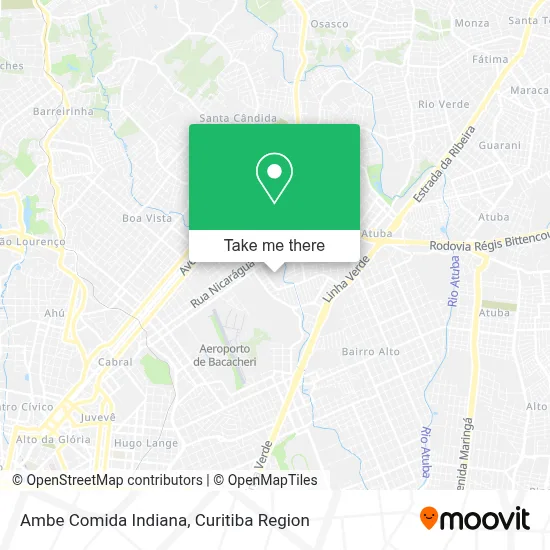 Ambe Comida Indiana map
