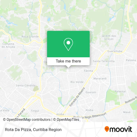 Rota Da Pizza map