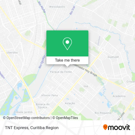 Tnt Express map