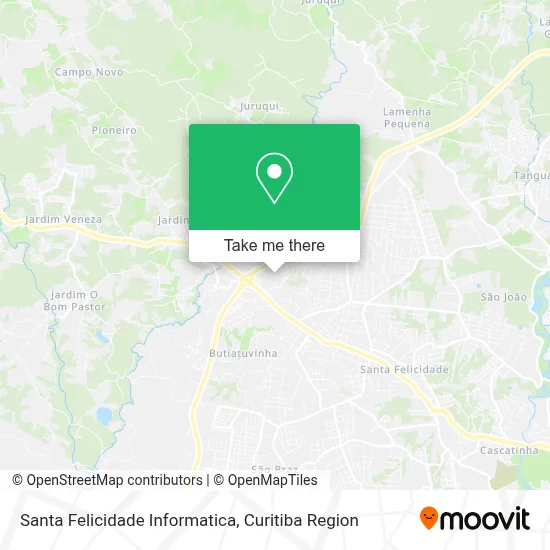 Santa Felicidade Informatica map