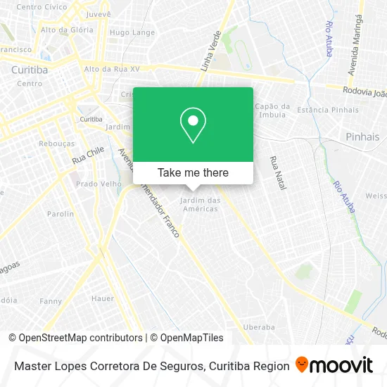 Master Lopes Corretora De Seguros map