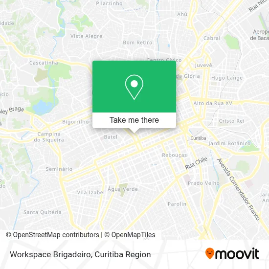 Workspace Brigadeiro map