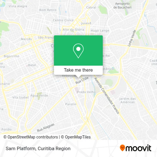 Sam Platform map