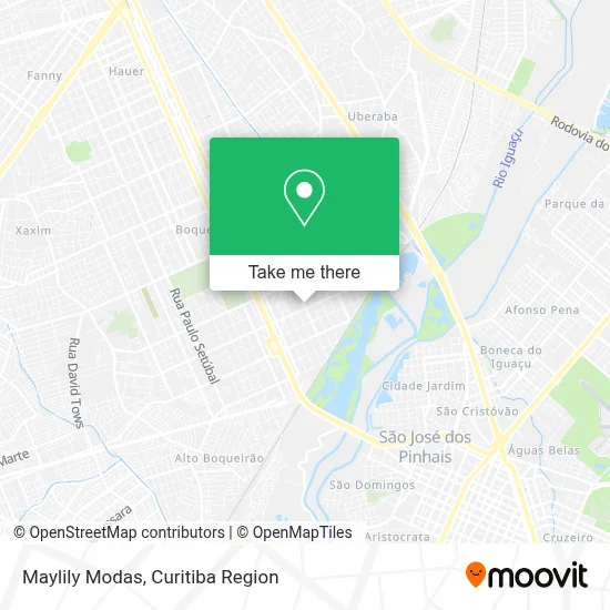Maylily Modas map