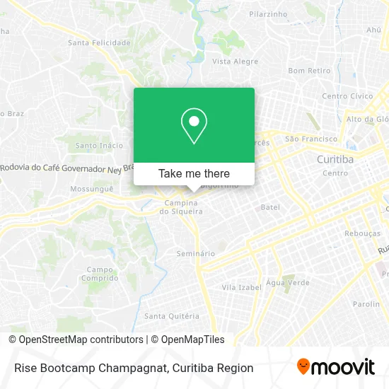 Rise Bootcamp Champagnat map