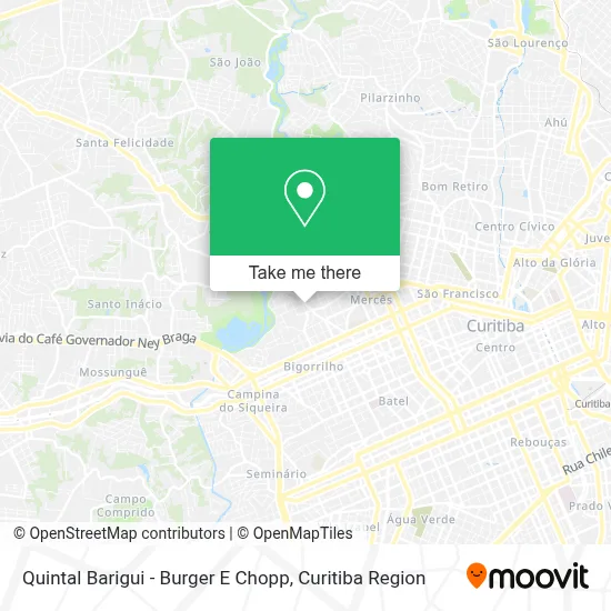 Quintal Barigui - Burger E Chopp map