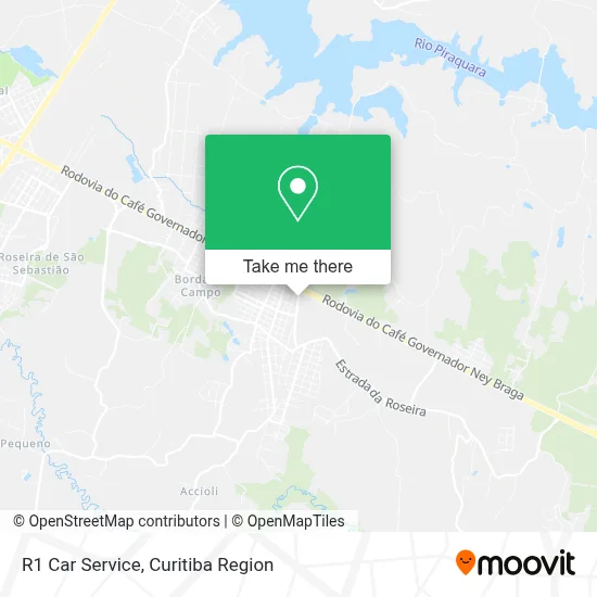 R1 Car Service map