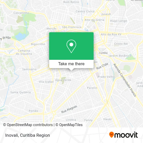 Inovali map