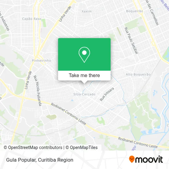 Gula Popular map