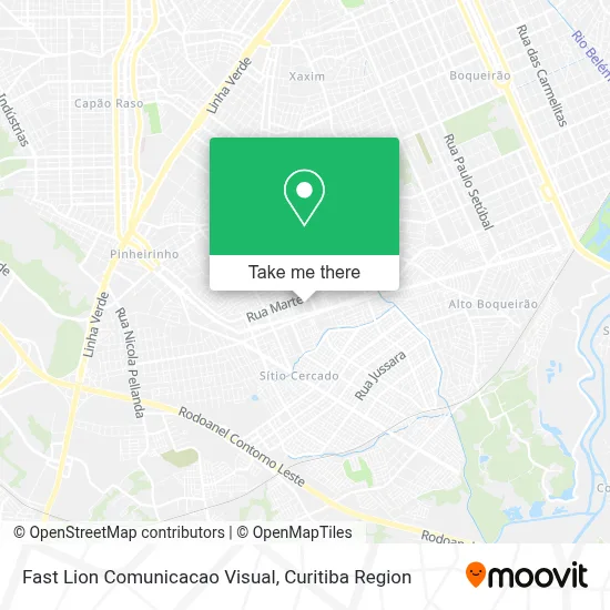 Fast Lion Comunicacao Visual map