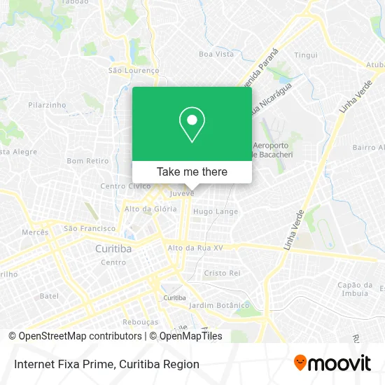 Internet Fixa Prime map