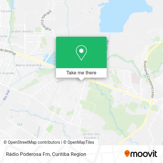 Rádio Poderosa Fm map