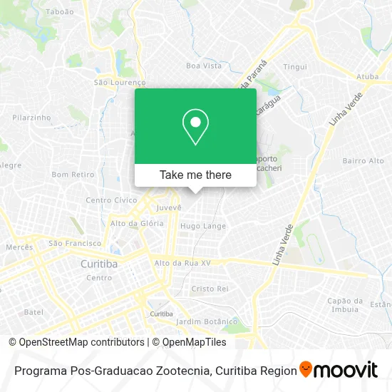 Programa Pos-Graduacao Zootecnia map