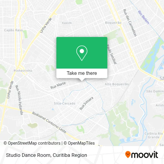 Studio Dance Room map