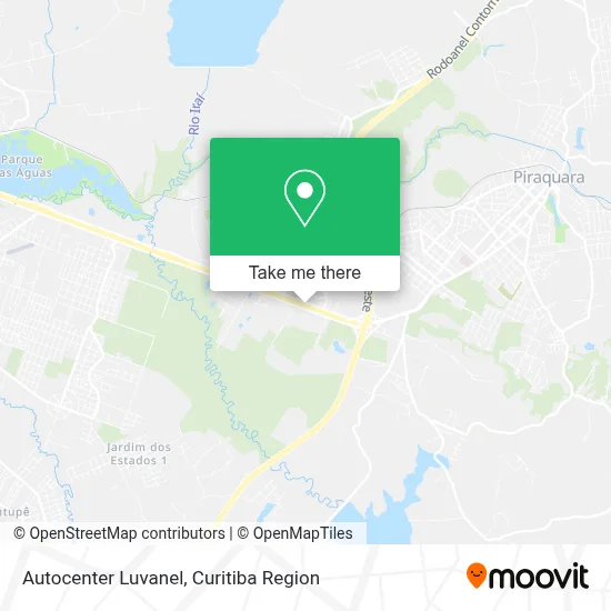 Autocenter Luvanel map