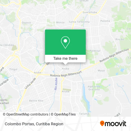 Colombo Portas map