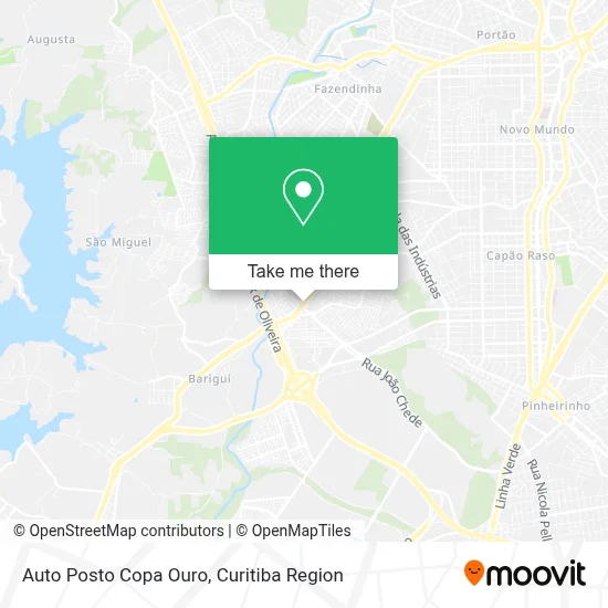 Auto Posto Copa Ouro map