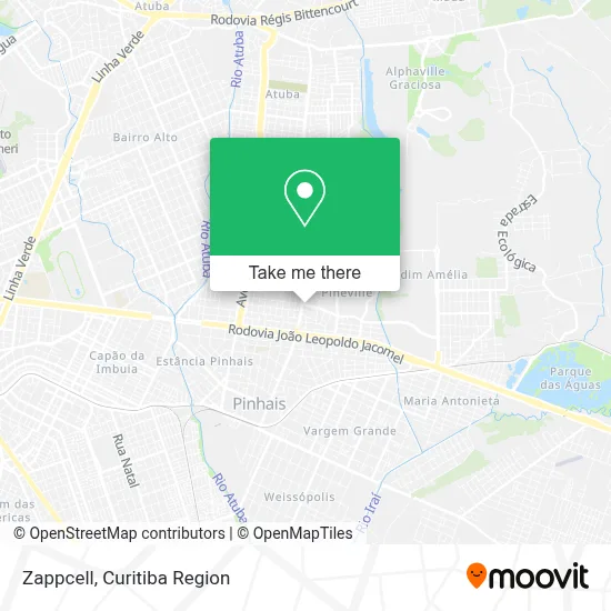 Zappcell map