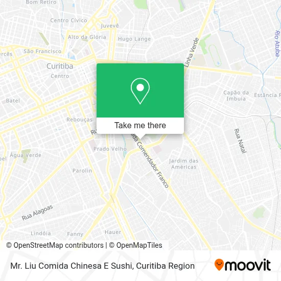 Mr. Liu Comida Chinesa E Sushi map