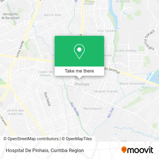 Hospital De Pinhais map