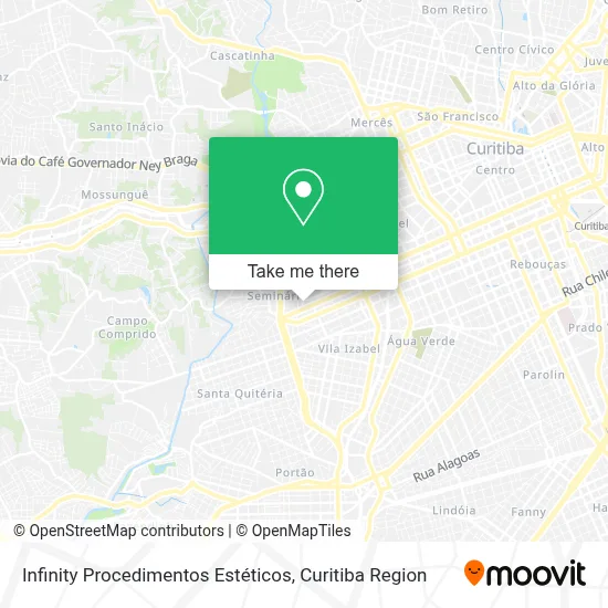 Infinity Procedimentos Estéticos map