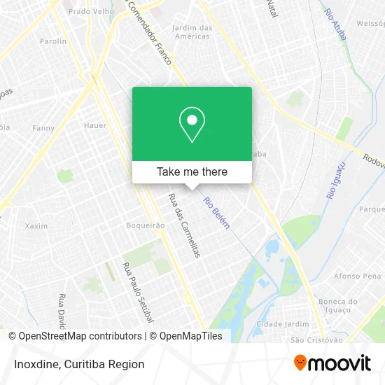 Inoxdine map