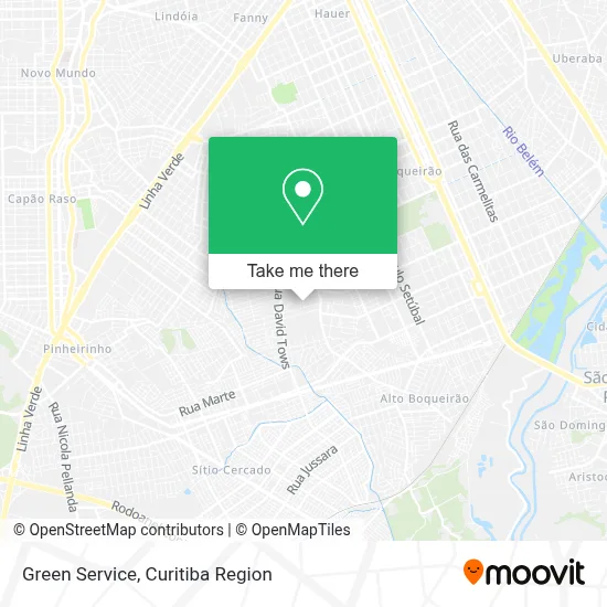 Green Service map