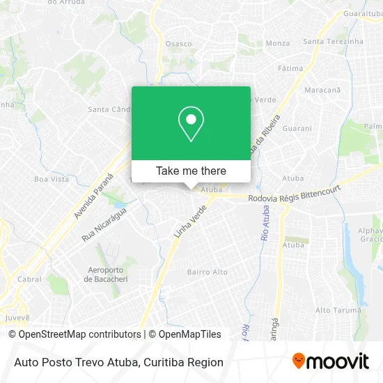 Auto Posto Trevo Atuba map