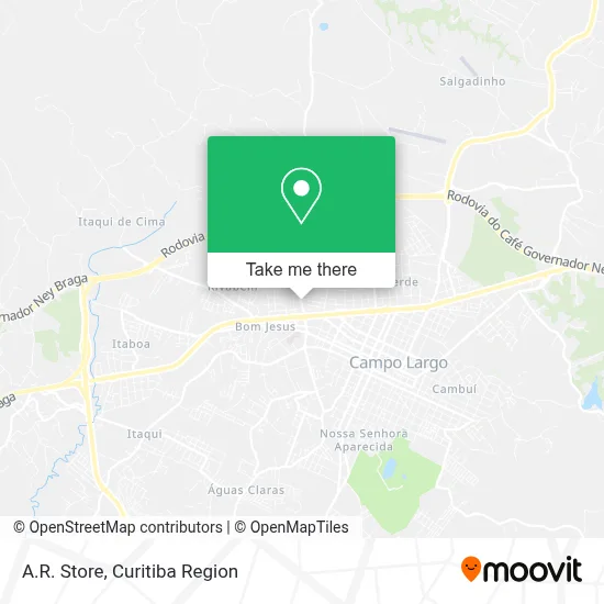 A.R. Store map