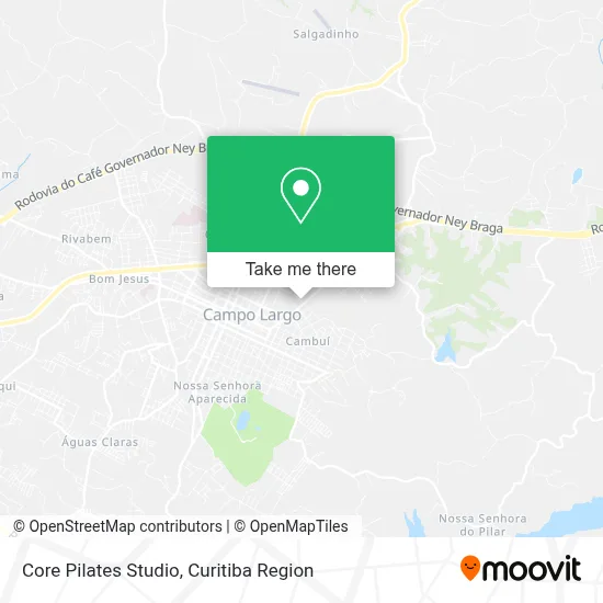 Core Pilates Studio map