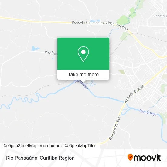 Rio Passaúna map