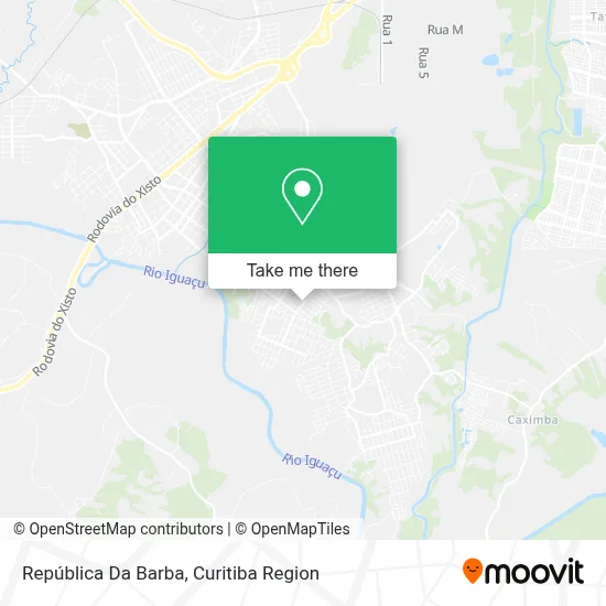República Da Barba map