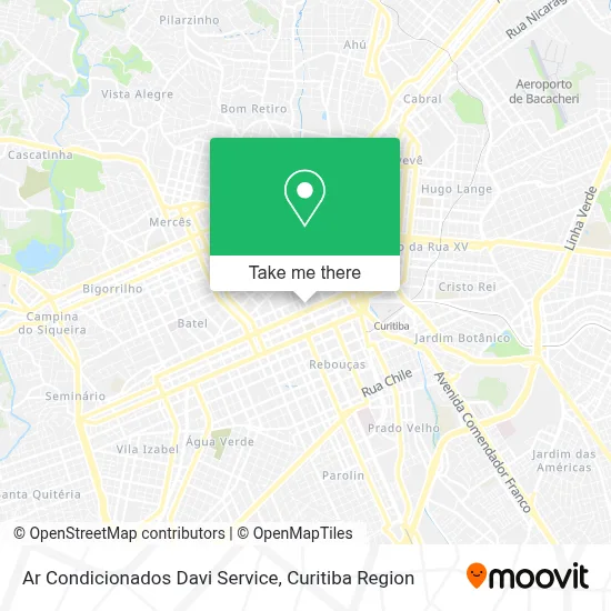 Ar Condicionados Davi Service map